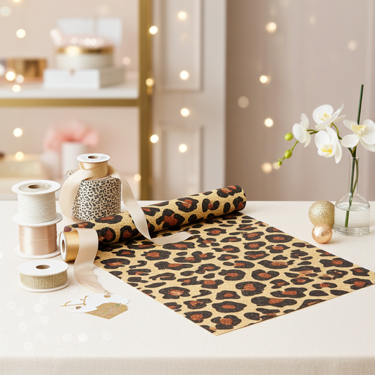 Belle Leopard Wrapping Paper