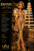 CHANEL ST. CLAIRE™ — THE CHAMPAGNE DARLING™ digital artwork