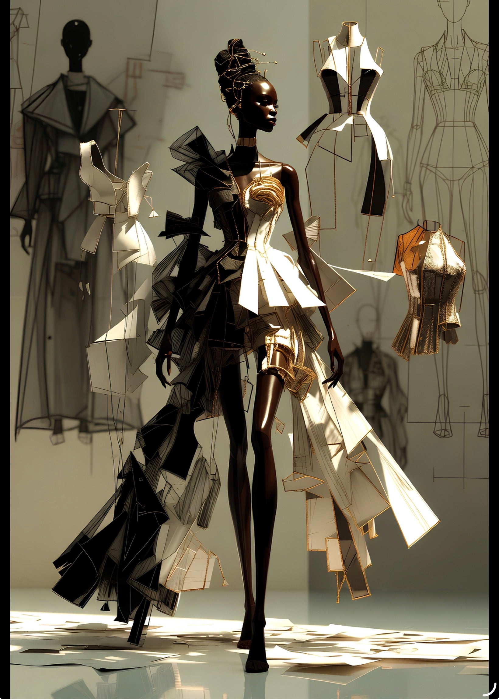 The First Fitting™ | Digital Artwork