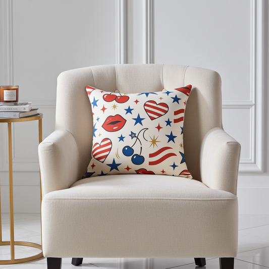 Dakota Belle Signature Print Throw Pillow