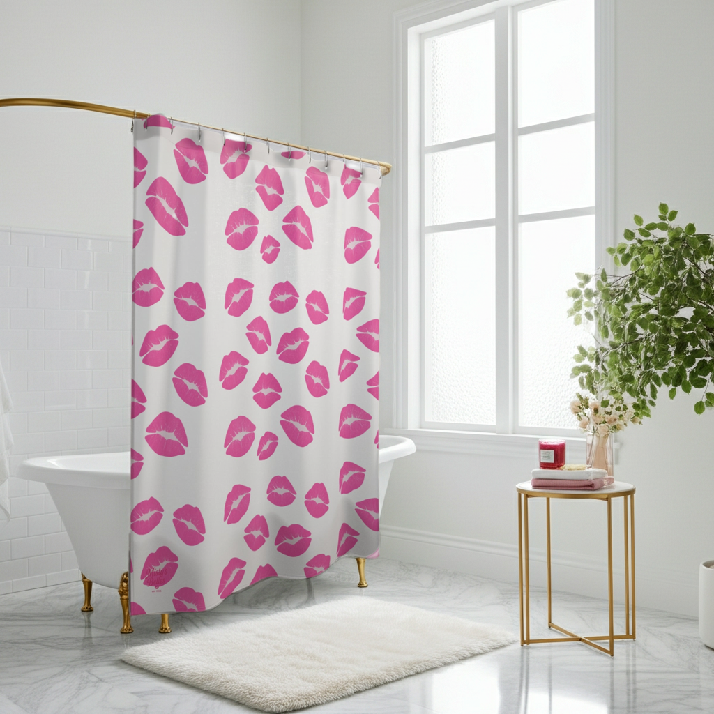 Belle Kissed Shower Curtains